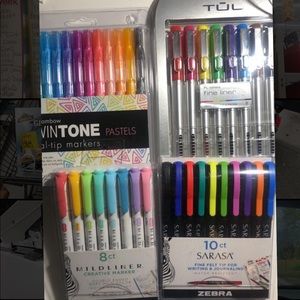 MARKER/PEN set (TOMBOW/TUL/ZEBRA)